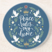 Peace Rules My Home コースター (正面)