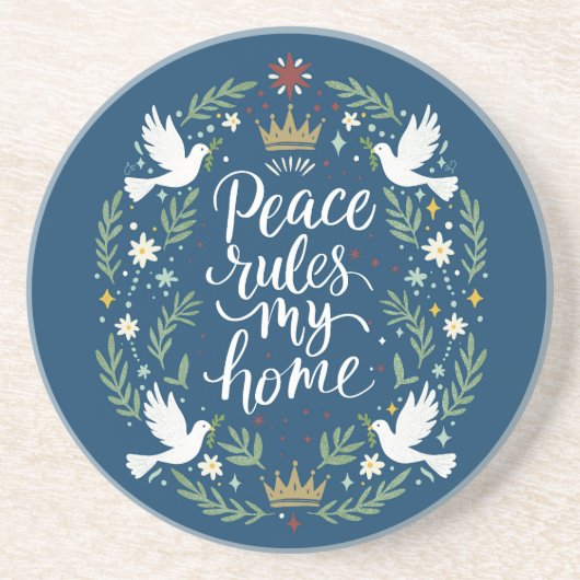 Peace Rules My Home コースター (正面)