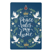 Peace Rules My Home ミニクリップボード (裏面)