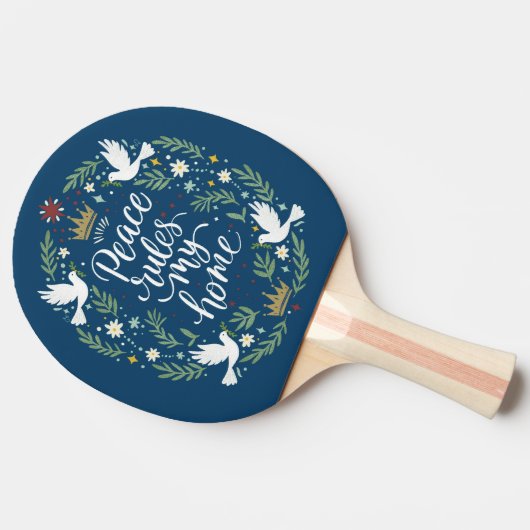 Peace Rules My Home 卓球ラケット (横)