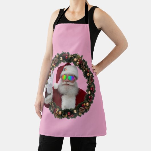 Peace Santa Christmas Apron エプロン (インサイチュ)