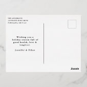 Peace Script Photo 箔シーズンポストカード (裏面)