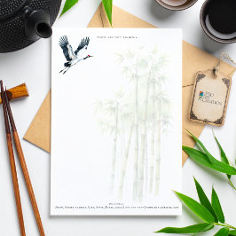 Peace, Serenity, Harmony Personalized Letter Paper レターヘッド