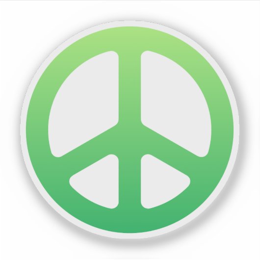 Peace Signステッカー シール (正面)