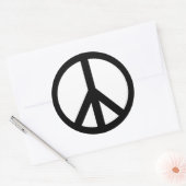 Peace Signステッカー ラウンドシール (封筒)
