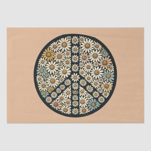 Peace Signデイジー 薄葉紙 (正面)