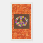 Peace Signフローラon Brown with Orange (正面)