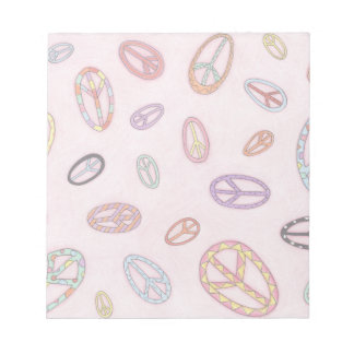 Peace Signメモ帳 ノートパッド