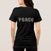 Peace Sign トライブレンドTシャツ (裏面)