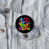 Peace Sign 60sアンチ戦争ヒッピーラブ 缶バッジ (インサイチュ)