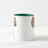 Peace sign and Screaming Hamster Meme Funny Mug マグカップ (中央)