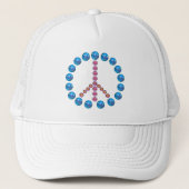 Peace Sign Artwork Hat キャップ (正面)