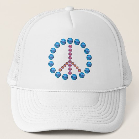 Peace Sign Artwork Hat キャップ (正面)