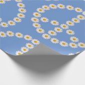 peace sign daisies daisy boho ラッピングペーパー (角)