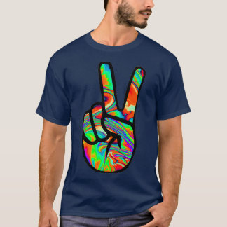 Peace Sign Graphic Artデザイン5 Tシャツ