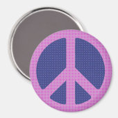 Peace Sign Groovy マグネット (正面/裏面)