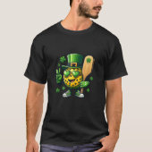 Peace Sign Hand Funny St Patricks Day Lucky Pickle Tシャツ (正面)