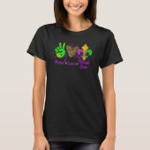 Peace Sign Heart Fleur De Lys Hippie Peace Love Ma Tシャツ (正面)