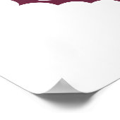 Peace Sign Henna Tat Hand Poster ポスター (角)