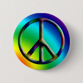 Peace Sign Hippieボタン 缶バッジ