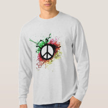 Peace Sign in Color Men's Tシャツ