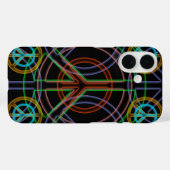 Peace Sign iPhone Case Case-Mate iPhoneケース (裏面 (横))