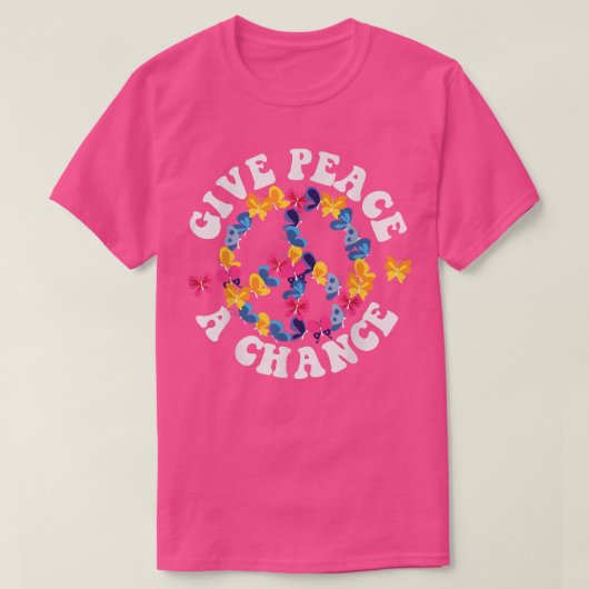 PEACE SIGN LOVE 60s 70s絞り染めヒッパイハロウィーンC Tシャツ (デザイン正面)