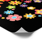 PEACE SIGN LOVE 60s 70s絞り染めヒッピー衣装 ポスター (角)