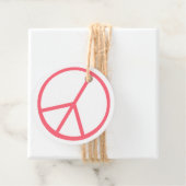 Peace Sign Orange Groovy Retro Fun フェイバータグ (インサイチュ)