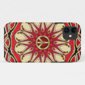 Peace Sign Pink Sun iPhone 5ケース Case-Mate iPhoneケース (裏面(横))