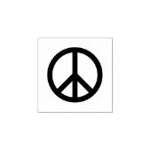 Peace Sign Rubber Stamp ラバースタンプ (インプリント)