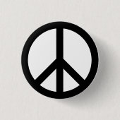Peace Sign SymbolアンチWar Badge Pinボタン 缶バッジ (正面)