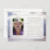 Peace Sky In Memory悔やみや弔慰ありがとうPostCard ポストカード (正面/裏面)