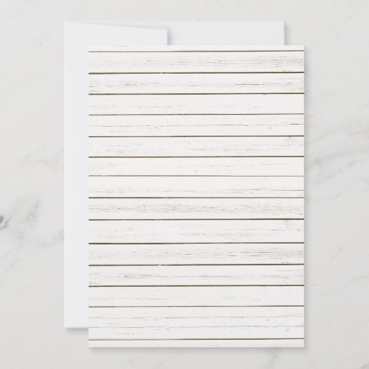 Peace, Snowy Evergreen写真独身のホリデーカード 招待状 (裏面)