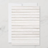 Peace, Snowy Evergreen 2フォトホリデーカード 招待状 (裏面)