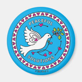 Peace Solutions 1_Round Magnet 2.25インチ マグネット