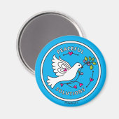 Peace Solutions 2_Round Magnet 2.25インチ マグネット (正面/裏面)