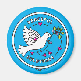 Peace Solutions 2_Round Magnet 2.25インチ マグネット