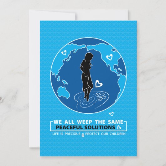 Peace Solutions 5"x7"_フラットカード (正面)
