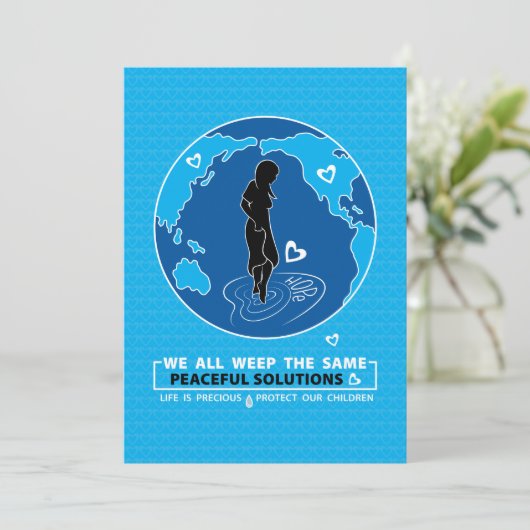 Peace Solutions 5"x7"_フラットカード (スタンド正面)