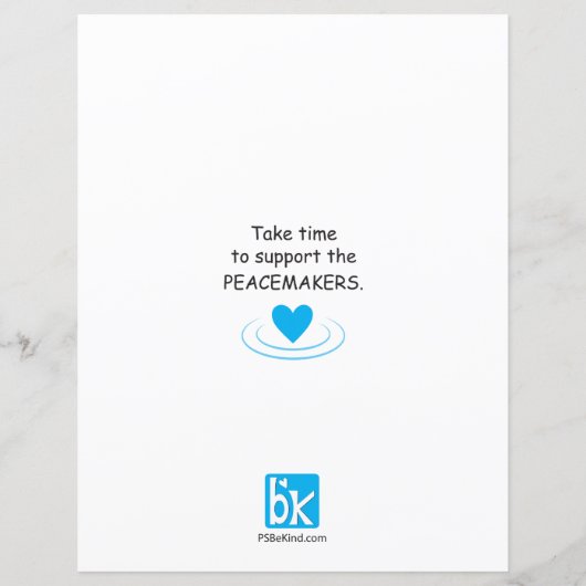 Peace Solutions_8.5"x11"_紙シート (裏面)