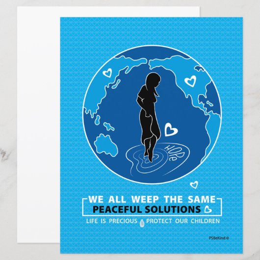 Peace Solutions_8.5"x11"_紙シート (正面/裏面)