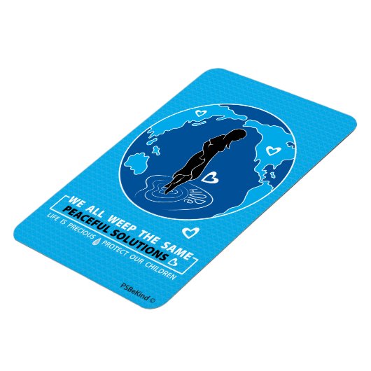 Peace Solutions_Flexible Magnet 4'' x 6'' マグネット (左側)