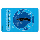 Peace Solutions_Flexible Magnet 4'' x 6'' マグネット (横)