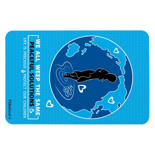 Peace Solutions_Flexible Magnet 4'' x 6'' マグネット (横)