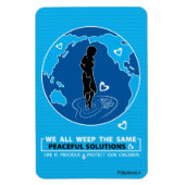 Peace Solutions_Flexible Magnet 4'' x 6'' マグネット (縦)