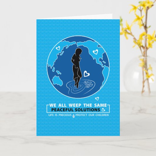 Peace Solutions_Greetingカード カード (黄色い花)