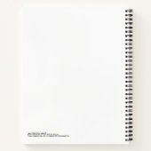 Peace spiralノートブック ノートブック (裏面)