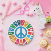 Peace Sustainability Goals Eco-Friendly Party Pack ペーパープレート (パーティー)