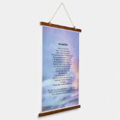 Peace sweet Peace decorと名付けられたウォールアート 吊り下げ型タペストリー (傾斜あり)